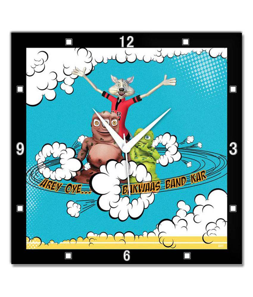 Bluegape Chote Bade & Bheegi Billi Team Wall Clock: Buy Bluegape Chote Bade  & Bheegi Billi Team Wall Clock at Best Price in India on Snapdeal