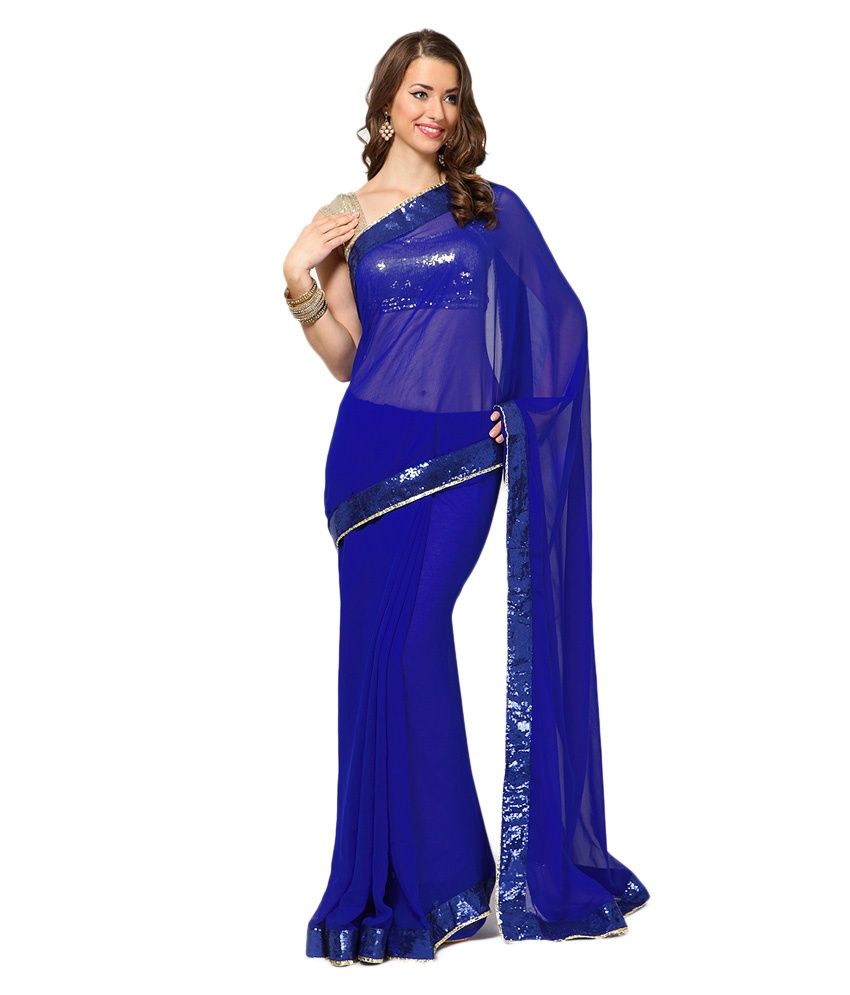pure chiffon party wear sarees