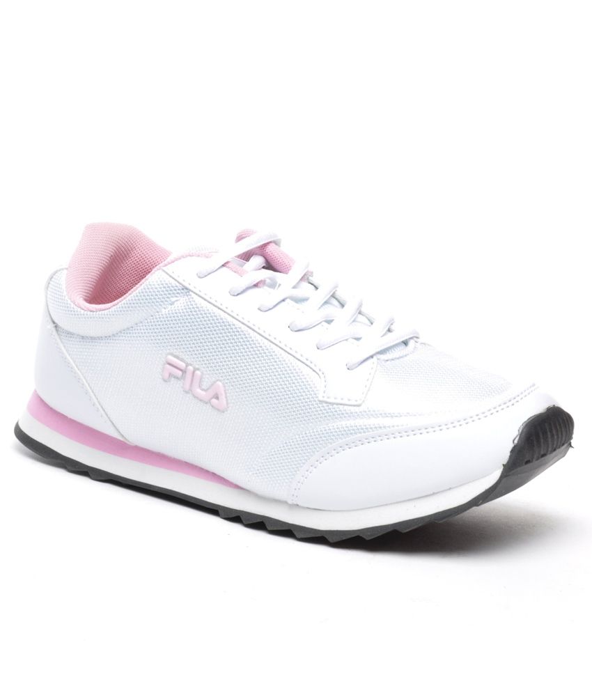 fila vapour white running shoes