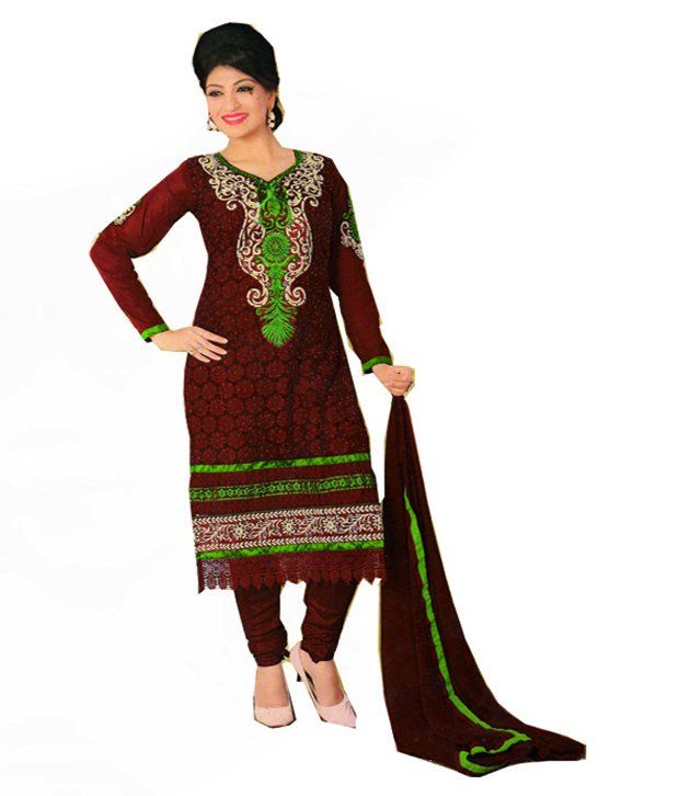 Looks Party Wear Karachi Style Suit Dress Material - Buy Looks Party