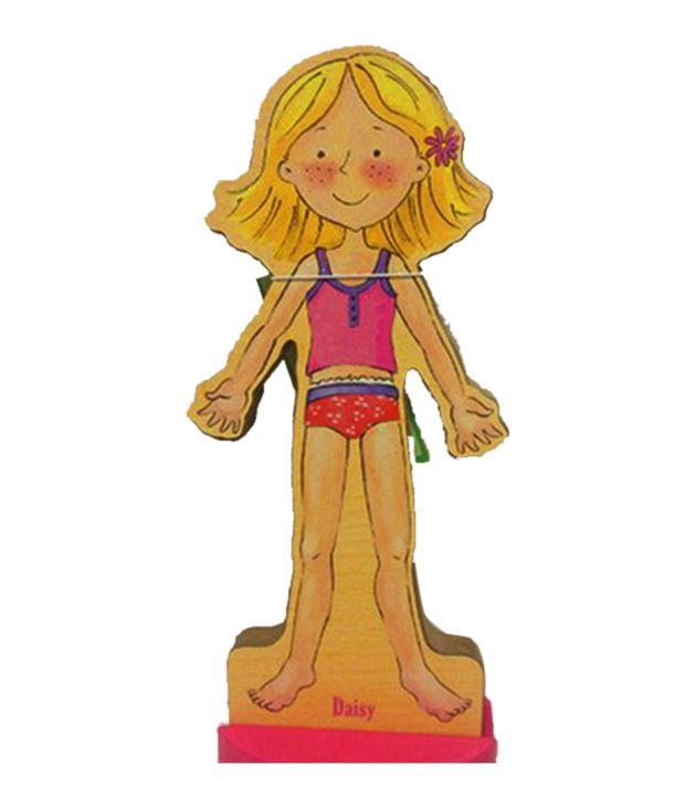 wooden magnetic dress up dolls