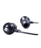 iBall Music Pearl In Ear Earphones (Black) Without Mic