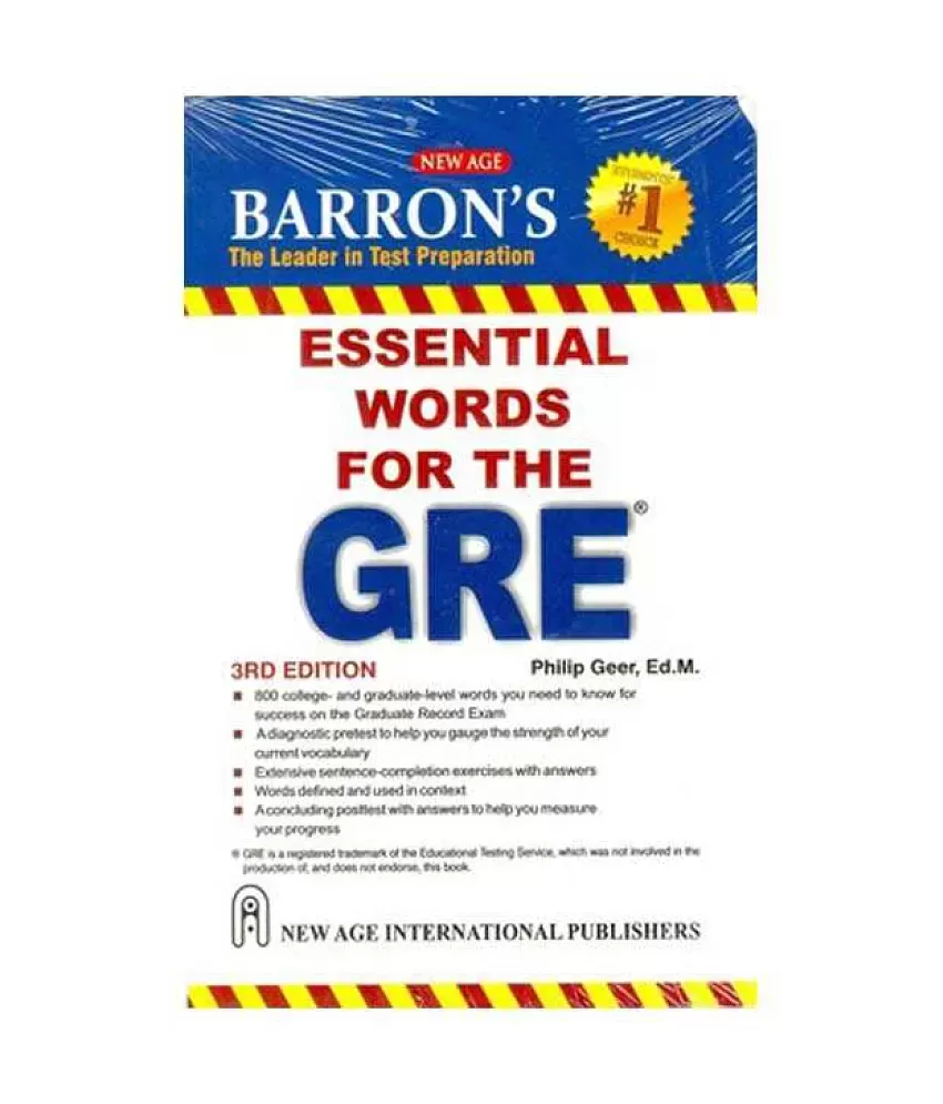 the　Online　Words　Barron's　for　Words　(PB):　(PB)　the　3/e　on　at　Essential　Essential　GRE　India　Buy　3/e　for　in　Price　Barron's　Low　GRE　Snapdeal