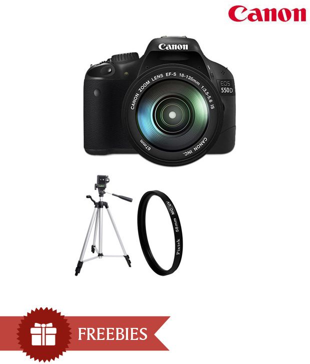 Canon Eos 550d With 18 135mm Lens Price In India Buy Canon Eos