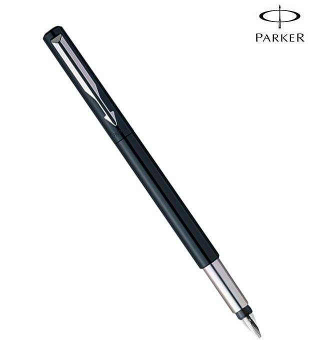 Black Parker Vector Standard Calligraphy CT Fountain Pen 