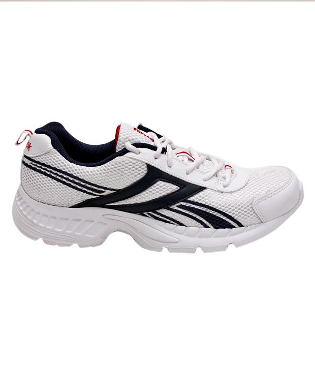 Reebok Energetic White & Navy Blue Sports Shoes - Buy Reebok Energetic ...