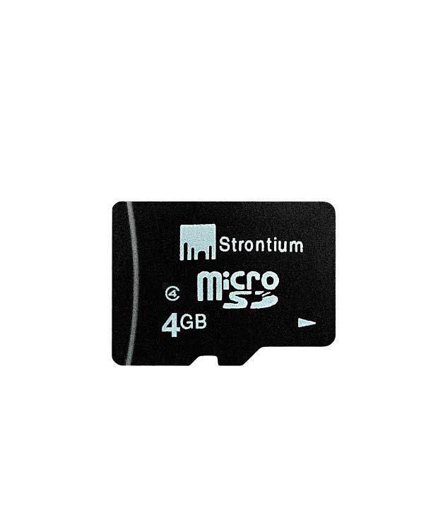 Strontium 4GB MicroSD Card (Class 6)