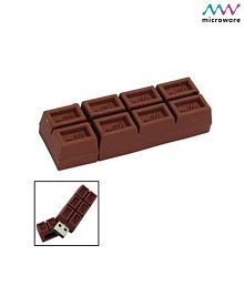 Microware 16GB Chocolate Shape Designer Pen Drive