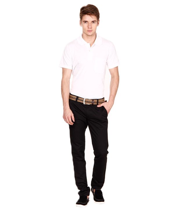 black chinos