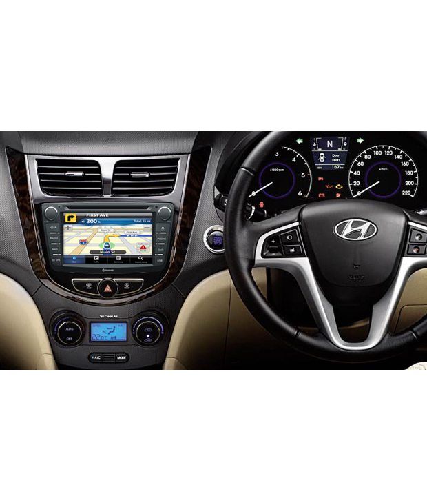 hyundai verna music system price