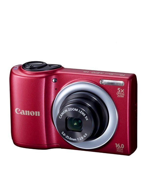 Canon Powershot A810 16mp Digital Camera (red) Price In India- Buy 