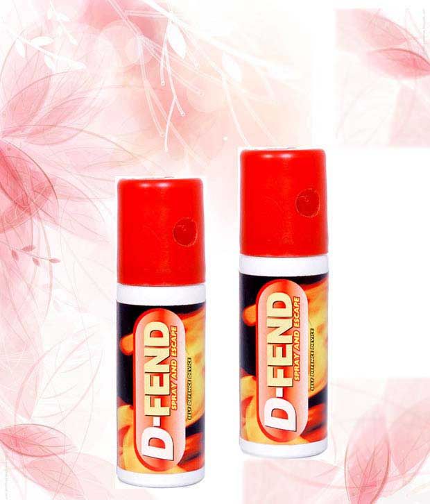 Dfend Self Defence Pack of Two Pepper Spray Buy Dfend Self Defence