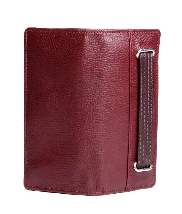 Buy Hidesign Cherry Red Grain Finish Ladies' Wallet at Best Prices in India - Snapdeal