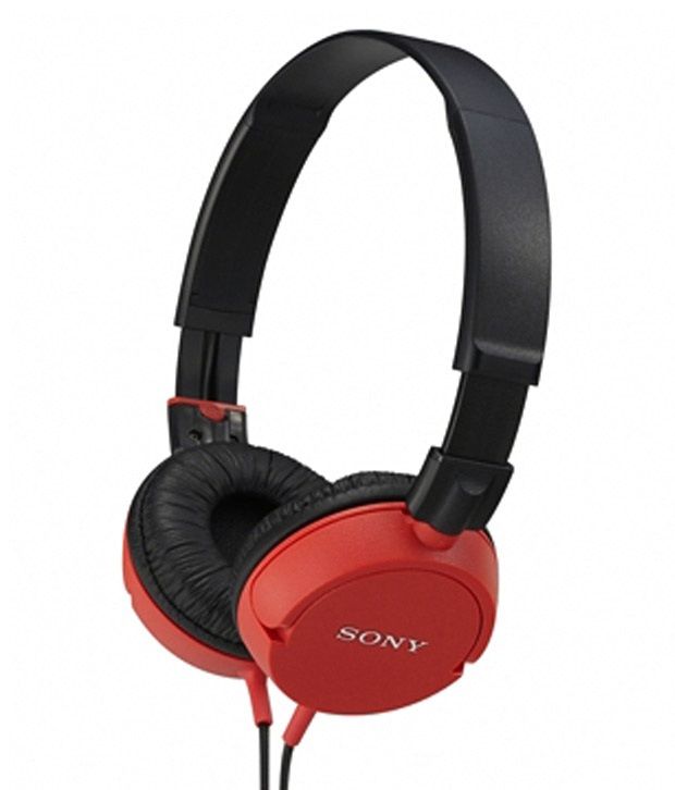 Sony MDRZX100/RC Over Ear Headphone (Red) Buy Sony MDRZX100/RC Over Ear Headphone (Red