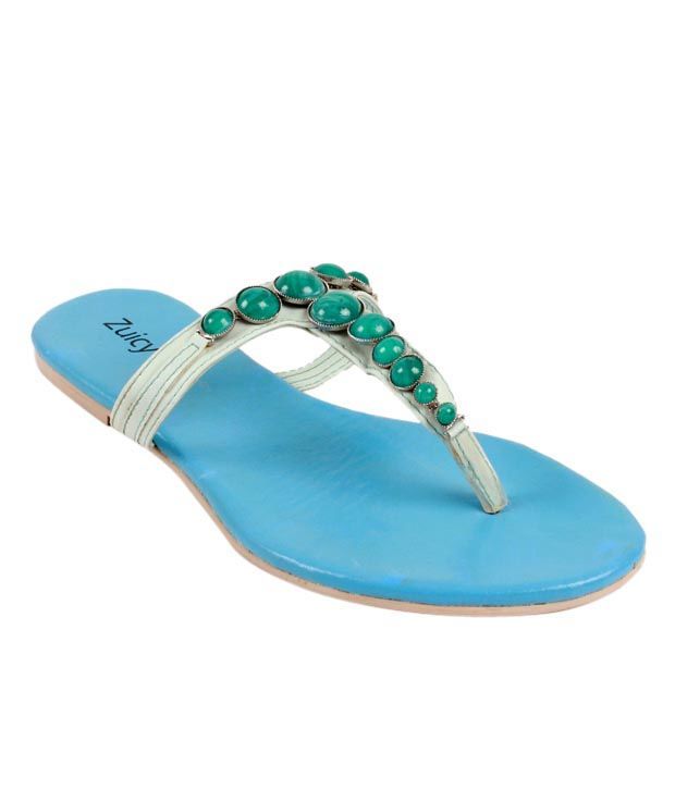 Zuicy By Carlton London Edgy Mint Green Flats Price in India- Buy Zuicy ...