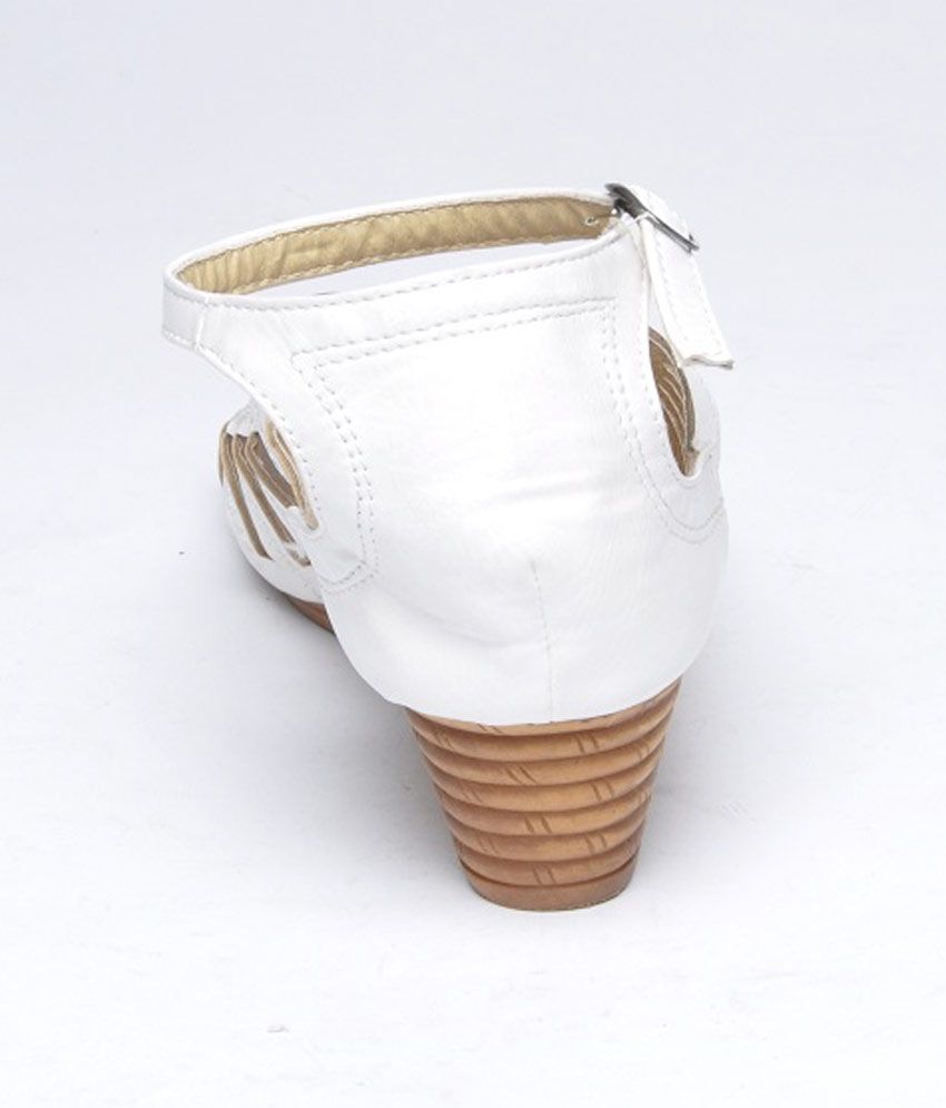 Citrus White Leather Platform Wedges â styleofit.com