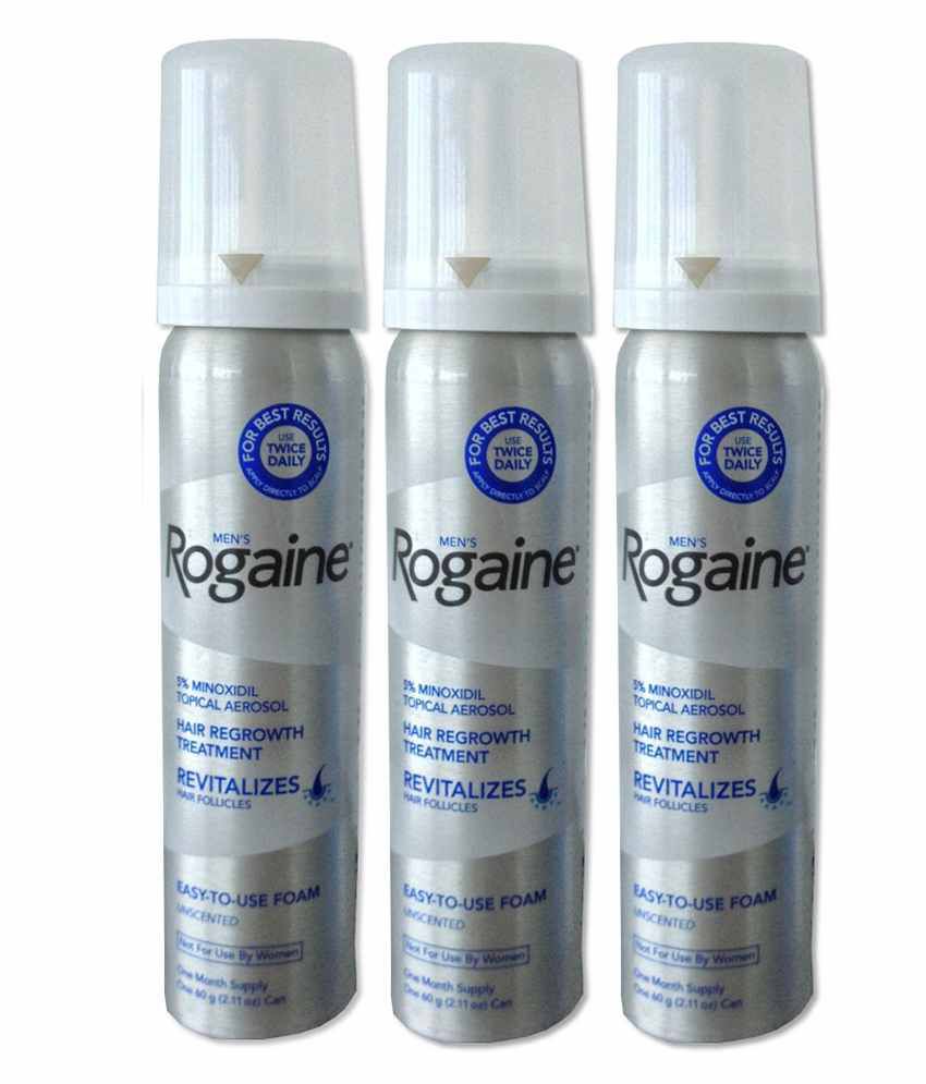 Rogaine Hair ReGrowth Treatment Men 3 Months Supply: Buy Rogaine Hair  ReGrowth Treatment Men 3 Months Supply at Best Prices in India - Snapdeal