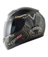 LS2 - Helmet - Evil Twin [Size : 58cms] - ECE Certified