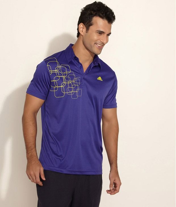 adidas purple polo shirt