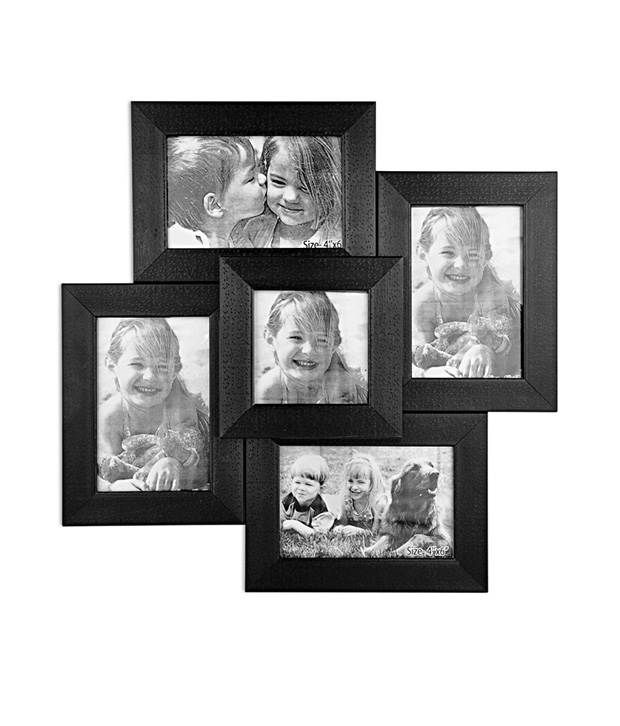 Celestial Black Glossy Photo Frame Collage 5 Frames Celestial Black Glossy Photo Frame Collage 5 Frames At Best In India On Snapdeal