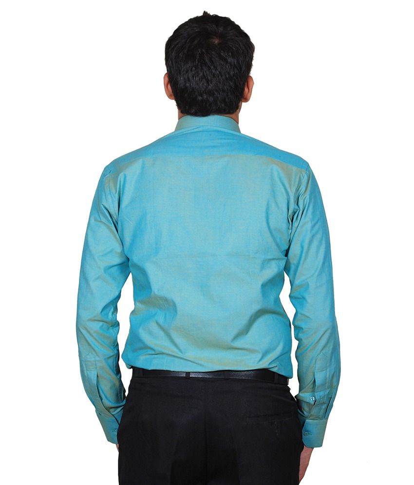 sea green formal shirt