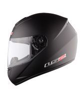 LS2 - Helmet - FF 351 (Matte Black) [Size : 58cms] - ECE Certified