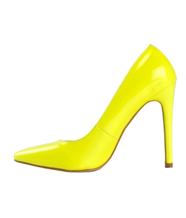 yellow pencil heels