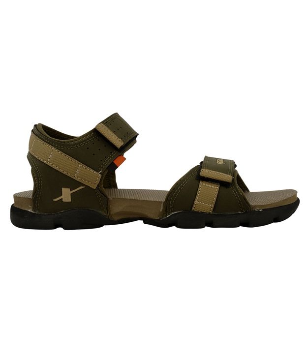 sparx men olive sandals
