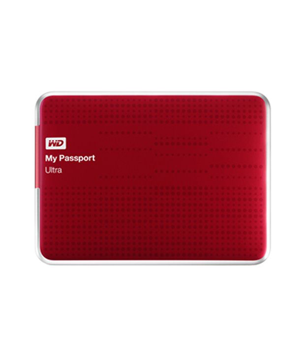 Wd My Passport Ultra 1tb Portable External Hard Drive Red Buy Rs
