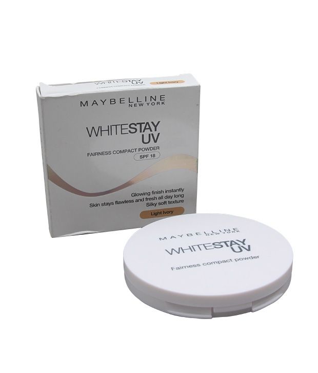 white compact powder