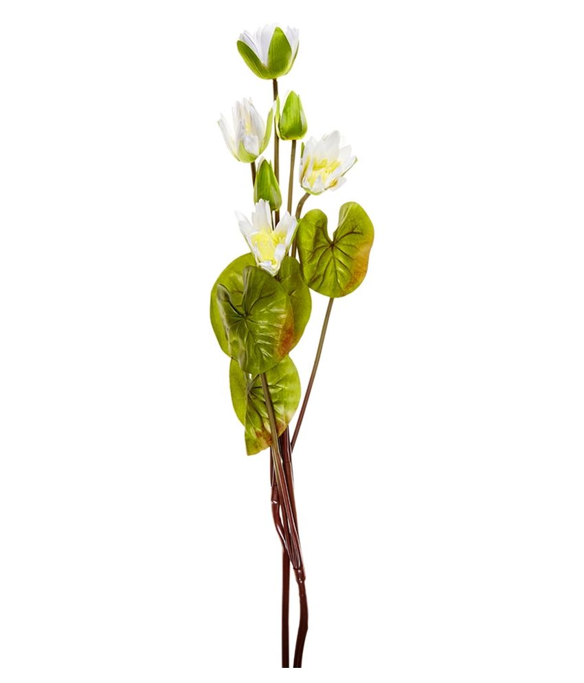 Fourwalls Lotus Bud Artificial Flower Set of 2 Buy Fourwalls Lotus