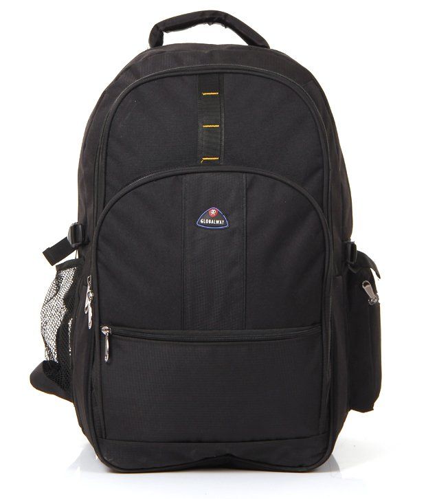 classy black backpack