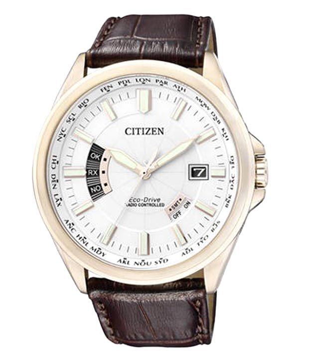 Citizen CB0018-01A White & Brown Watch - Buy Citizen CB0018-01A White &  Brown Watch Online at Best Prices in India on Snapdeal