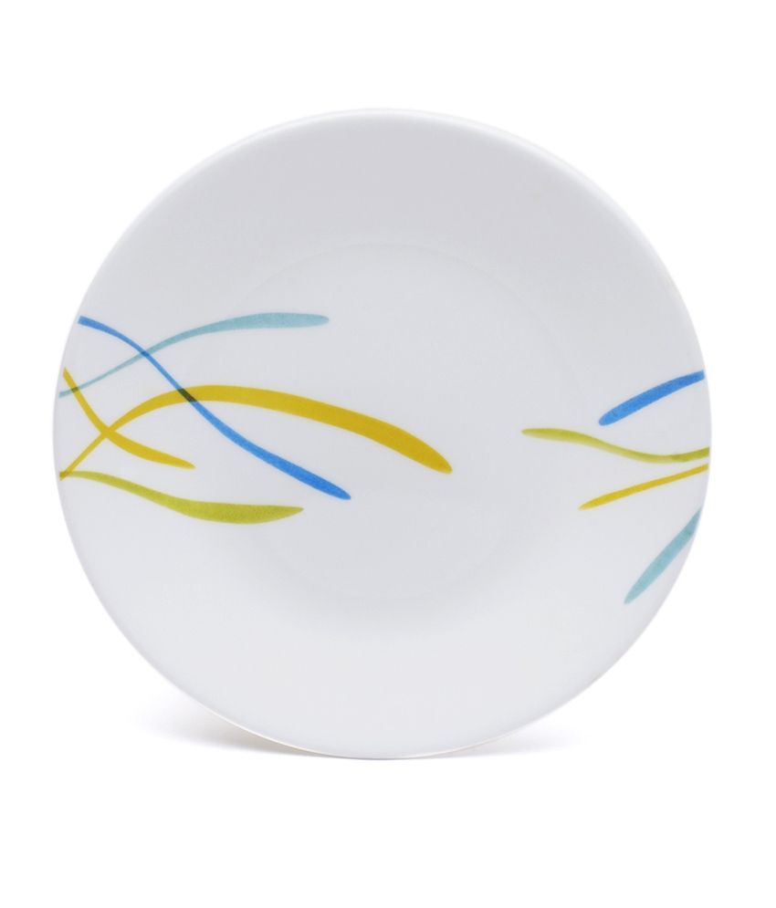 Corelle India Impressions Waves 6 Pcs Dinner Plate Buy Online at Best