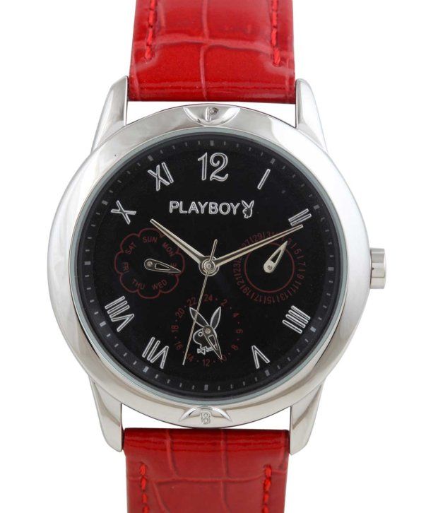 Playboy Silver Women Analog Wrist Watches Buy Playboy Silver Women