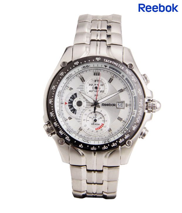 Reebok Sleek Chrono White Watch - Buy Reebok Sleek Chrono White Watch ...