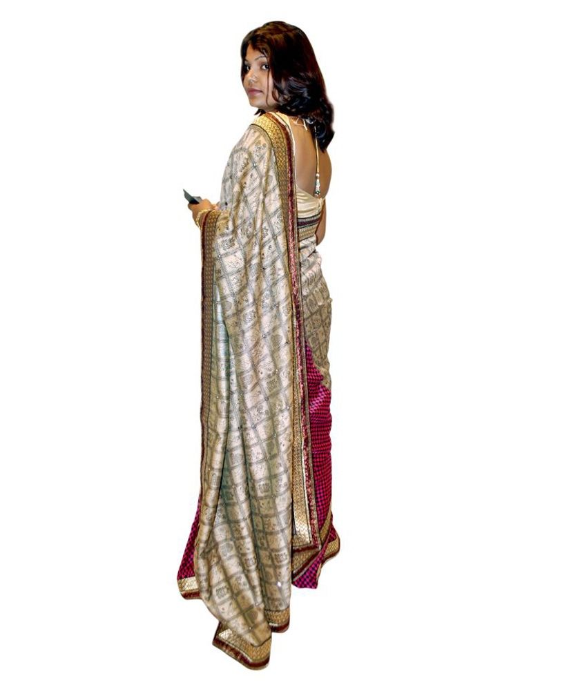 Vandana Fashions Multicolor Cotton Saree - Buy Vandana Fashions Multicolor Cotton Saree Online 