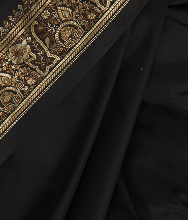 Raghvi Beautiful Black Saree - Buy Raghvi Beautiful Black Saree Online ...