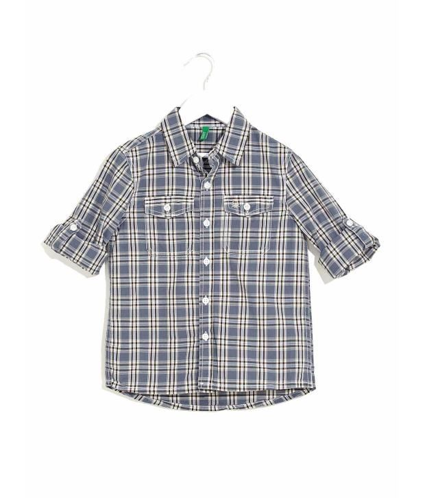 UCB Kids Classy Cool Check Shirt For 