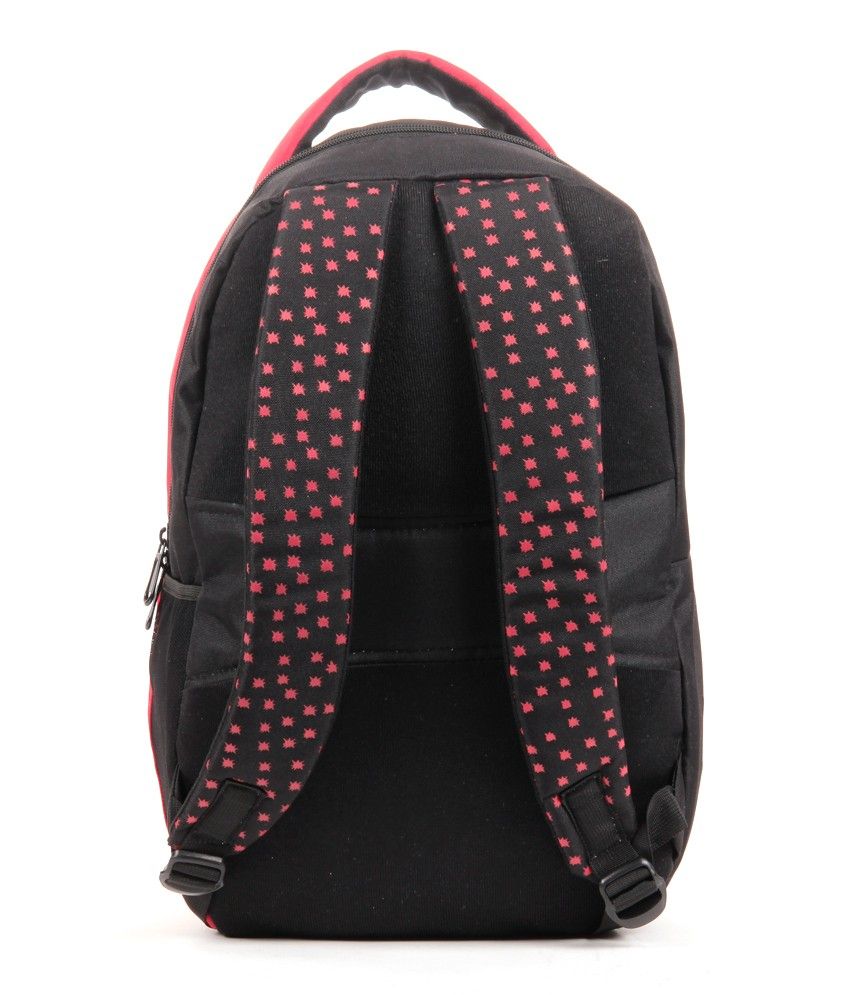 Walletsnbags Red Euro Backpack with Trendy Prints Buy Walletsnbags Red Euro Backpack with
