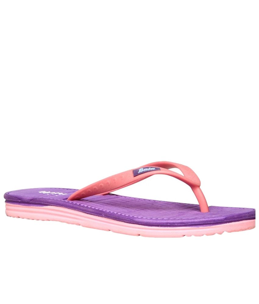 bata pink slippers