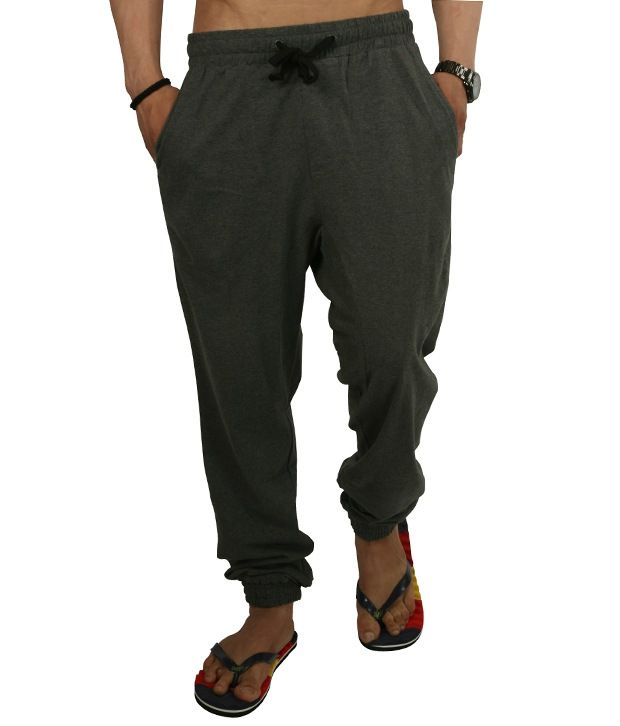 grey pants blue polo