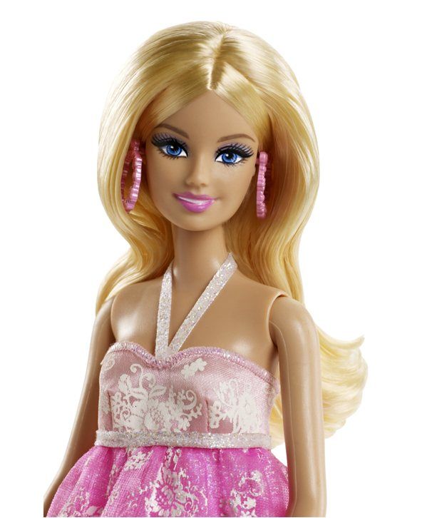 Barbie Pink And Fabulous Doll Flower Gown Fashion Dolls - Buy Barbie ...