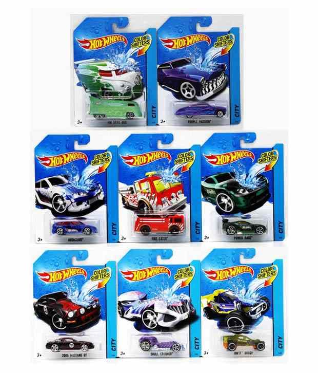 hot wheels color changing cars