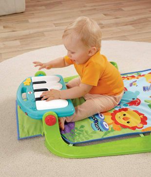 fisher price kick and play piano gym india