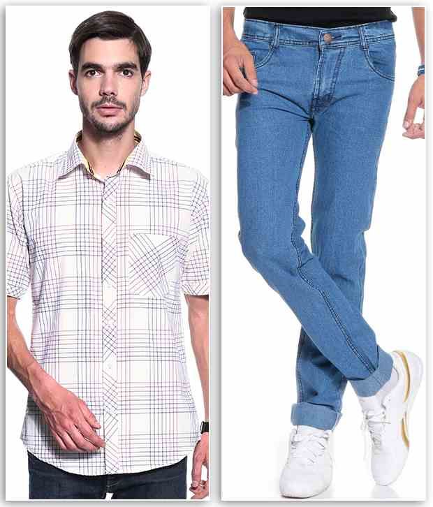 jeans shirt combo pack