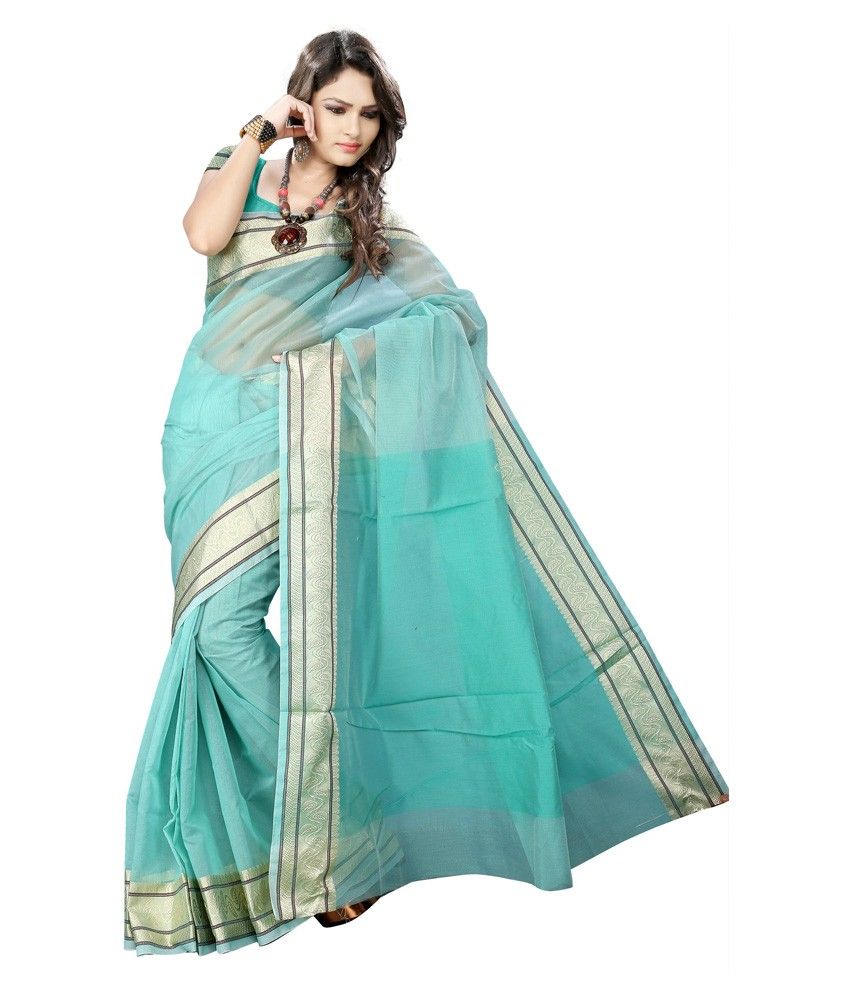 Asavari Green Supernet Saree - Buy Asavari Green Supernet Saree Online ...