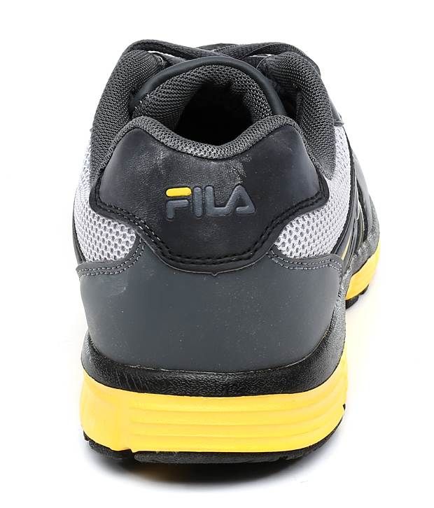 fila gray fuel sports shoes