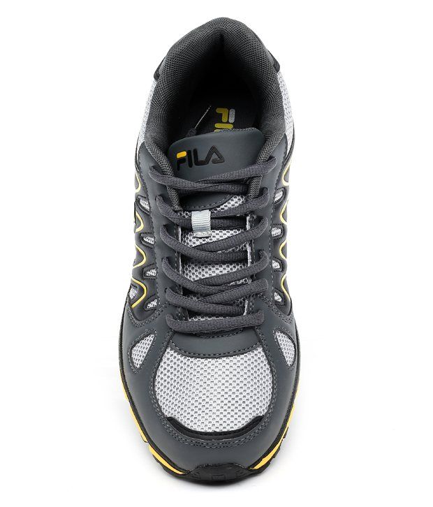 fila torque grey running shoes