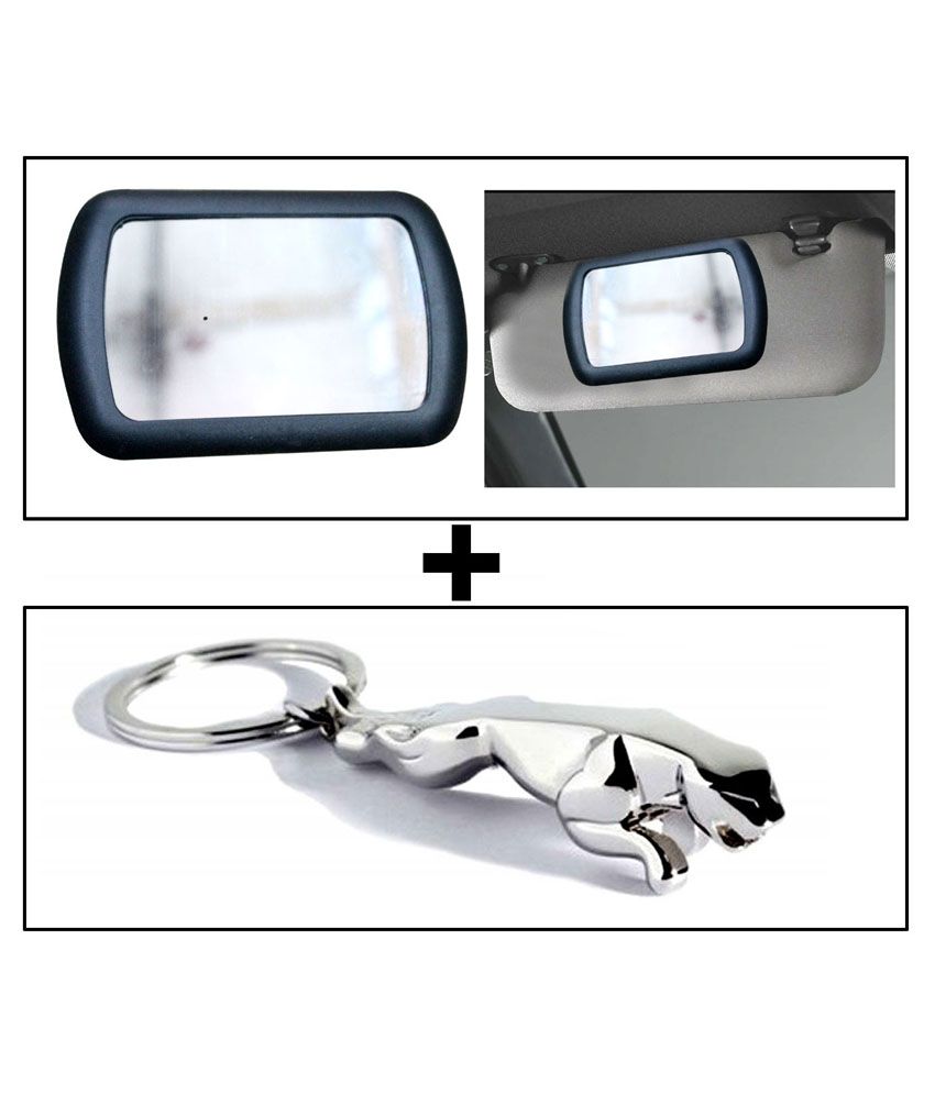 Vheelocityin Car Cd Visor Vanity Mirror Jaguar Keychain Vheelocityin Car Cd Visor Vanity Mirror Jaguar Keychain